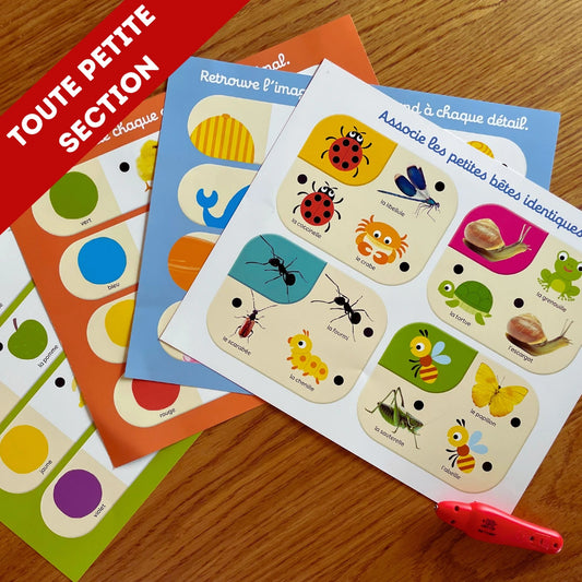 Box éducative TOUTE PETITE SECTION avant l'école (2-3 ans)