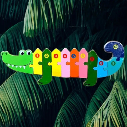 Jeu éducatif - Le crocodile des nombres