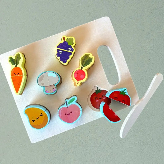 Jeu éducatif - Les aliments à couper